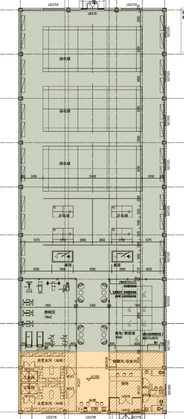 文体中心布局图
